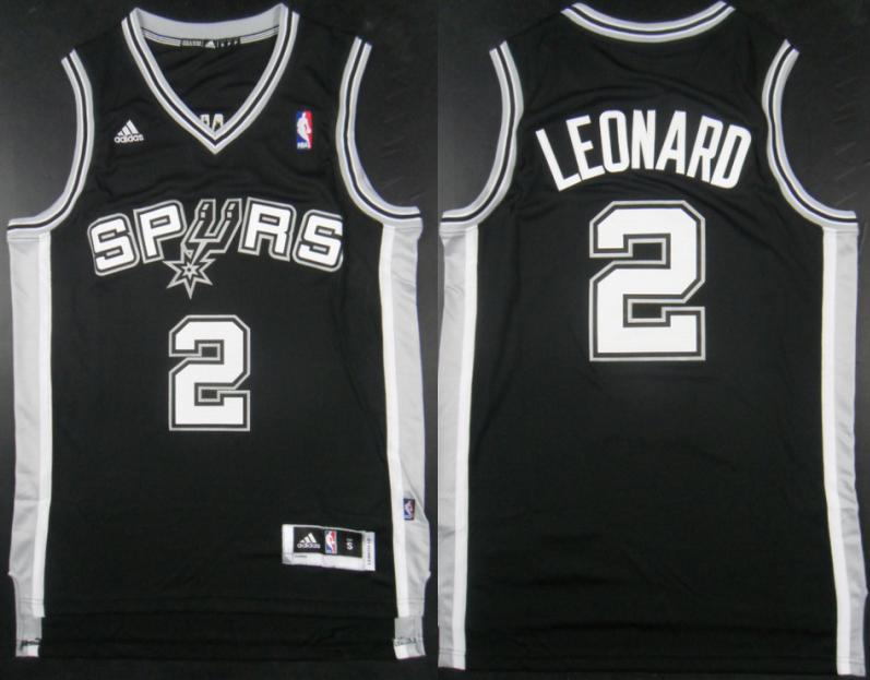 San Antonio Spurs 2 Kawhi Leonard Black Revolution 30 Swingman NBA Jerseys Cheap