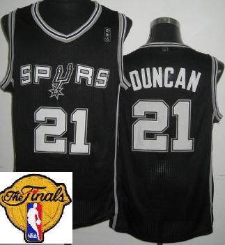 San Antonio Spurs 21 Tim Duncan Black Revolution 30 2013 Finals Patch NBA Jerseys Cheap