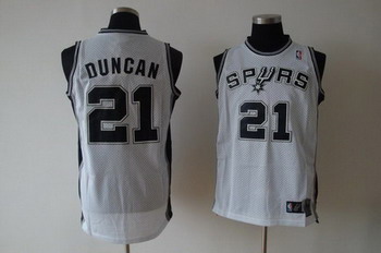 San Antonio Spurs 21 Tim Duncan white SWINGMAN jerseys