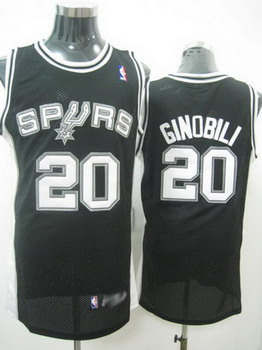 San Antonio Spurs 20 Manu Ginobili black jerseys Cheap