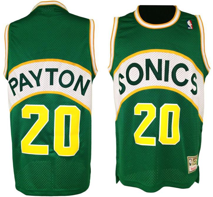 Seattle SuperSonics #20 Gary Payton Green Soul Swingman NBA Jersey Cheap