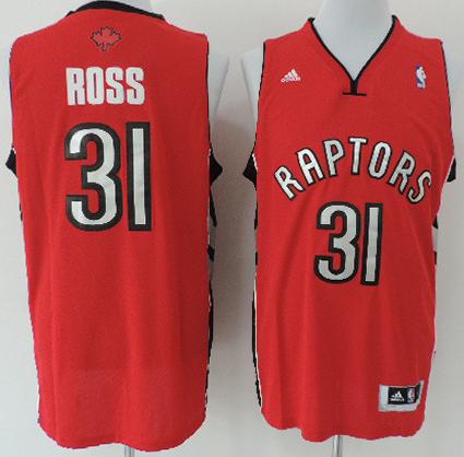 Toronto Raptors 31 Terrence Ross Red Revolution 30 Swingman NBA Jersey Cheap
