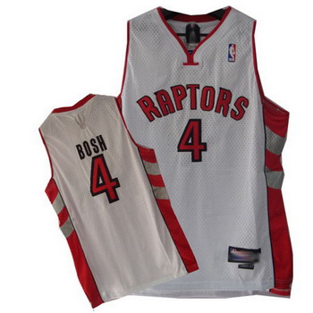 Toronto Raptors 4 Chris Bosh white erseys Cheap