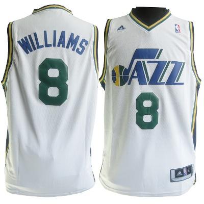 Utah Jazz 8 Deron Williams Stitched Home Jersey Cheap