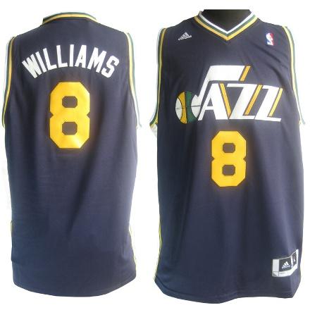 Utah Jazz 8 Deron Williams Stitched Dark Blue Road Jersey Cheap