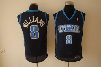 Utah Jazz 8 williams blue swingman jerseys Cheap