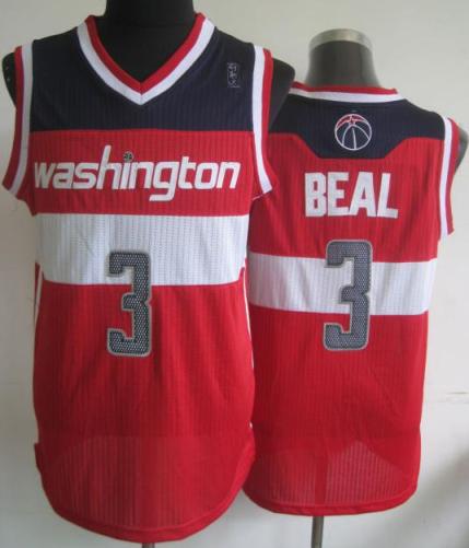 Washington Wizards 3 Bradley Beal Red Revolution 30 NBA Jerseys