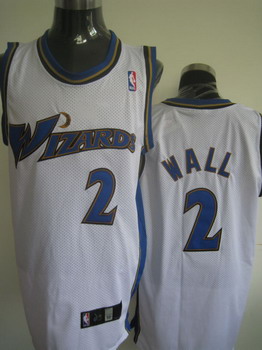 Washington Wizards 2 John Wall White Jerseys