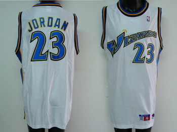 Washington Wizards 23 JORDAN white jerseys