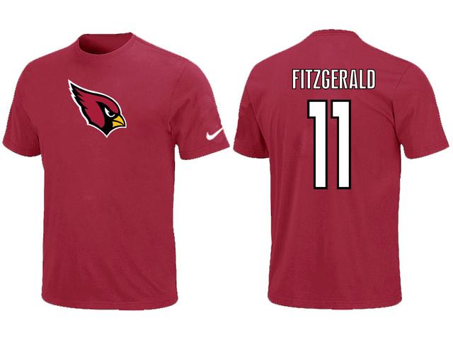 Nike Arizona Cardinals Larry Fitzgerald Name & Number NFL T-Shirt Cheap