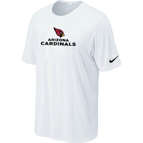 Nike Arizona Cardinals Authentic Logo T-Shirt white Cheap