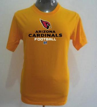 Arizona Cardinals Big & Tall Critical Victory T-Shirt Yellow Cheap