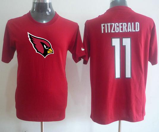 Arizona Cardinals 11 Larry Fitzgerald Name & Number T-Shirt Cheap