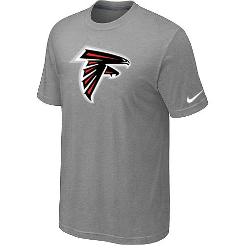 Nike Atlanta Falcons Sideline Legend Authentic Logo Dri-FIT Light grey NFL T-Shirt Cheap
