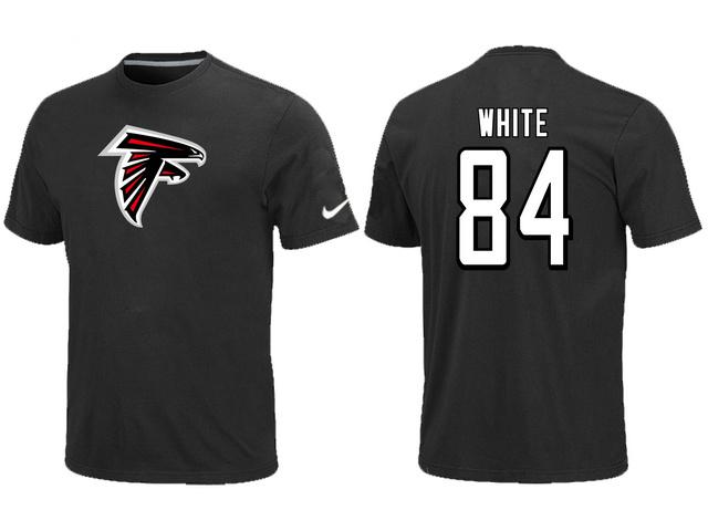 Nike Atlanta Falcons 84 white Name & Number Black NFL T-Shirt Cheap