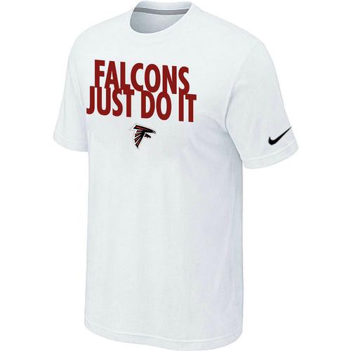 Nike Atlanta Falcons Just Do It White NFL T-Shirt Cheap