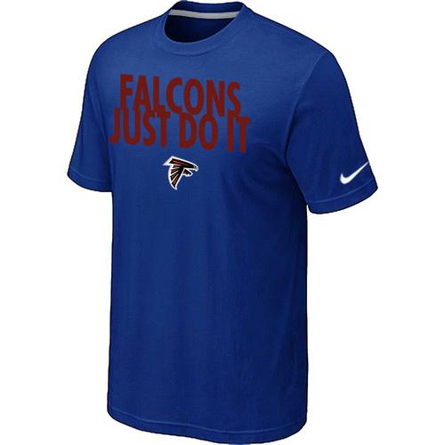 Nike Atlanta Falcons Just Do It Blue NFL T-Shirt Cheap