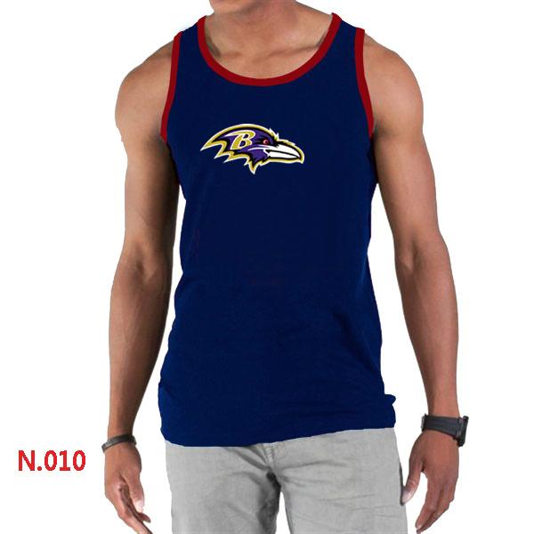 Nike NFL Baltimore Ravens Sideline Legend Authentic Logo men Tank Top D.Blue Cheap