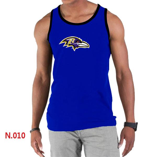 Nike NFL Baltimore Ravens Sideline Legend Authentic Logo men Tank Top Blue Cheap
