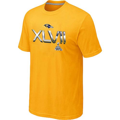 Nike Baltimore Ravens 2012 Super Bowl XLVII On Our Way Yellow NFL T-Shirt Cheap