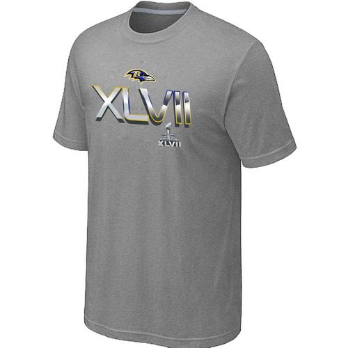 Nike Baltimore Ravens 2012 Super Bowl XLVII On Our Way L.Grey NFL T-Shirt Cheap