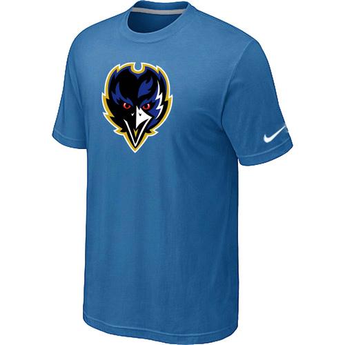 Nike Baltimore Ravens Tean Logo light Blue NFL T-Shirt Cheap