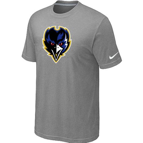 Nike Baltimore Ravens Tean Logo L.Grey NFL T-Shirt Cheap
