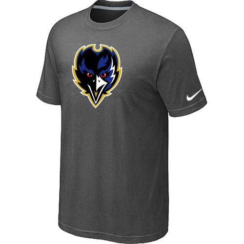Nike Baltimore Ravens Tean Logo D.Grey NFL T-Shirt Cheap