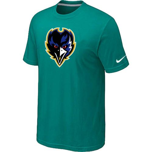 Nike Baltimore Ravens Tean Logo Green NFL T-Shirt Cheap