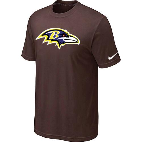 Baltimore Ravens Sideline Legend Authentic Logo Dri-FIT T-Shirt Brown Cheap