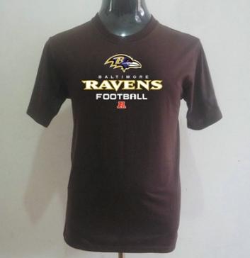 Baltimore Ravens Big & Tall Critical Victory T-Shirt Brown Cheap