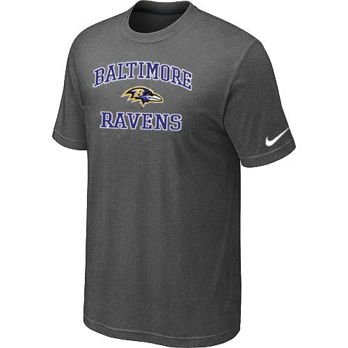 Baltimore Ravens Heart & Soull Dark grey T-Shirt Cheap