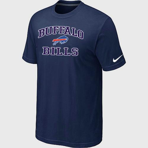 Buffalo Bills Heart & Soul D.Blue T-Shirt Cheap