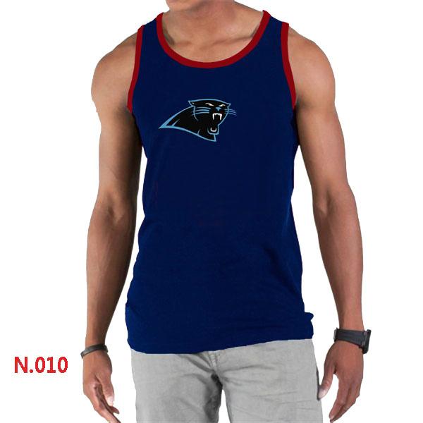 Nike NFL Carolina Panthers Sideline Legend Authentic Logo men Tank Top D.Blue Cheap