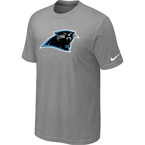 Nike Carolina Panthers Sideline Legend Authentic Logo Dri-FIT Light grey NFL T-Shirt Cheap