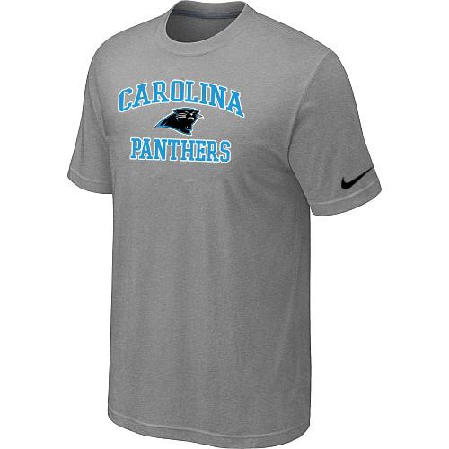 Carolina Panthers Heart & Soul Light grey T-Shirt Cheap