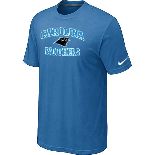 Carolina Panthers Heart & Soul light Blue T-Shirt Cheap