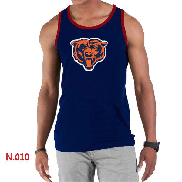 Nike NFL Chicago Bears Sideline Legend Authentic Logo men Tank Top D.Blue 2 Cheap