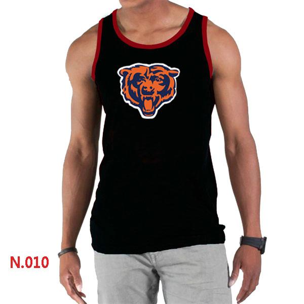 Nike NFL Chicago Bears Sideline Legend Authentic Logo men Tank Top Black 2 Cheap