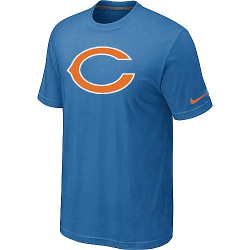 Chicago Bears Sideline Legend Authentic Logo Dri-FIT T-Shirt light Blue Cheap