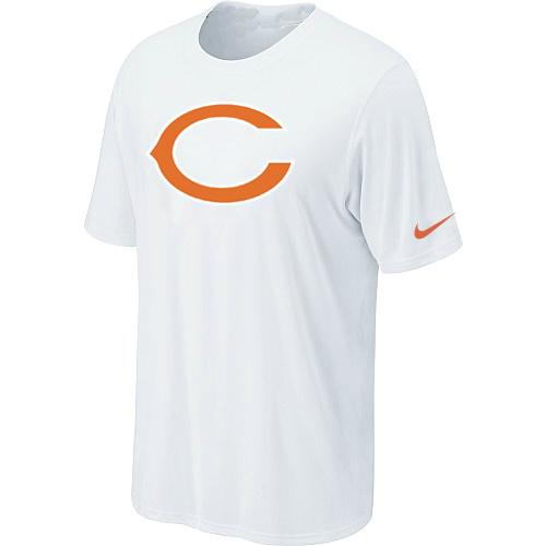 Chicago Bears Sideline Legend Authentic Logo Dri-FIT T-Shirt White Cheap