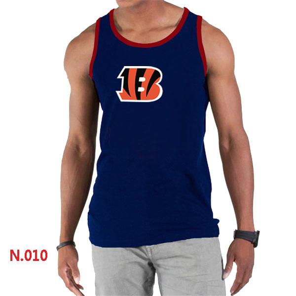 Nike NFL Cincinnati Bengals Sideline Legend Authentic Logo men Tank Top D.Blue Cheap