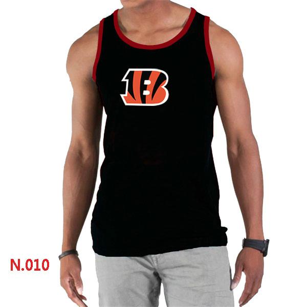 Nike NFL Cincinnati Bengals Sideline Legend Authentic Logo men Tank Top Black Cheap