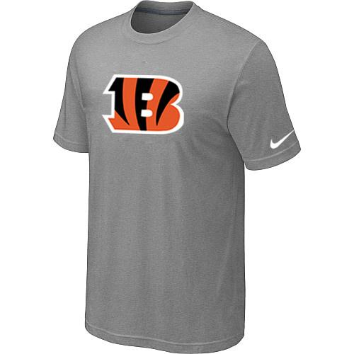 Nike Cincinnati Bengals Sideline Legend Authentic Logo Dri-FIT Light grey NFL T-Shirt Cheap