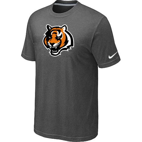 Nike Cincinnati Bengals Tean Logo D.Grey NFL T-Shirt Cheap