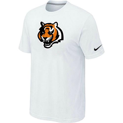 Nike Cincinnati Bengals Tean Logo White NFL T-Shirt Cheap