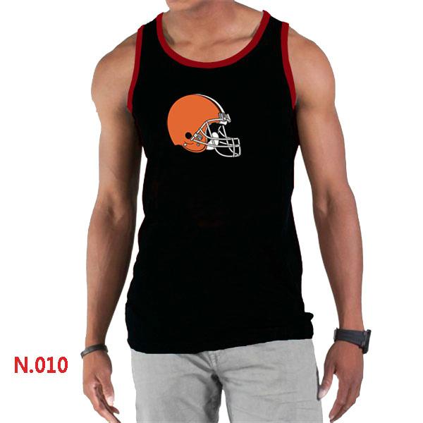 Nike NFL Cleveland Browns Sideline Legend Authentic Logo men Tank Top Black Cheap