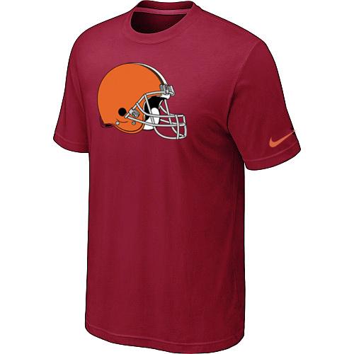 Cleveland Browns Sideline Legend Authentic Logo Dri-FIT T-Shirt Red Cheap