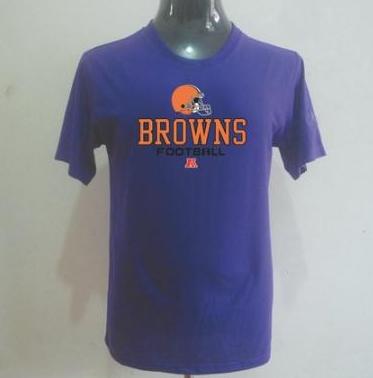Cleveland Browns Big & Tall Critical Victory T-Shirt Purple Cheap