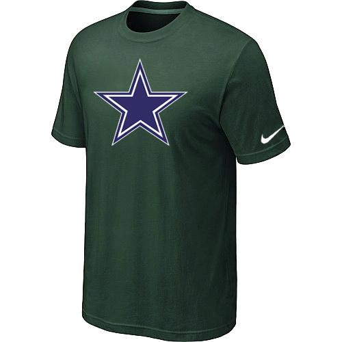 Dallas Cowboys Sideline Legend Authentic Logo Dri-FIT T-Shirt D.Green Cheap